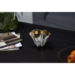 Windlight Vase &amp; Fyrfadsstage  Unikt Design i Rustfrit St�l - Philippi Design