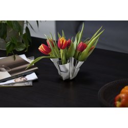 Windlight Vase &amp; Fyrfadsstage  Unikt Design i Rustfrit St�l - Philippi Design