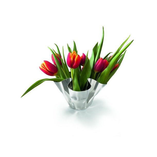 Windlight Vase &amp; Fyrfadsstage  Unikt Design i Rustfrit Stl - Philippi Design