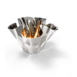 Windlight Vase &amp; Fyrfadsstage  Unikt Design i Rustfrit St�l - Philippi Design