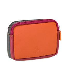 Mywalit Pung - Lille lderpung med to lynlse i farverigt design