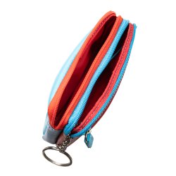 Mywalit Pung - Lille lderpung med to lynlse i farverigt design