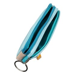 Mywalit Pung - Lille lderpung med to lynlse i farverigt design