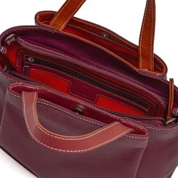 MyWalit Verona hndtaske | elegant og farverig skindtaske