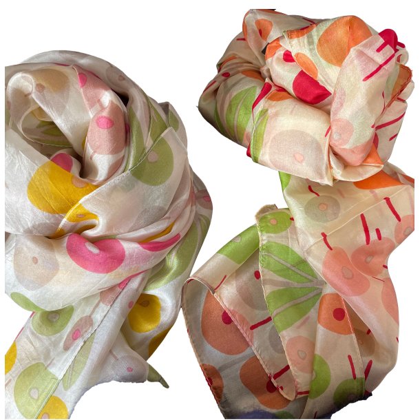 Trklde - 100% silke -  Field of Flower - 22106D