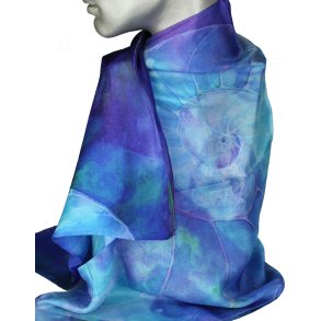 Trklde - 100% silke - Fibacci-Noche -  22109B