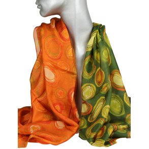 Trklde - 100% silke - Cell-Galax-Ellips - 22128C