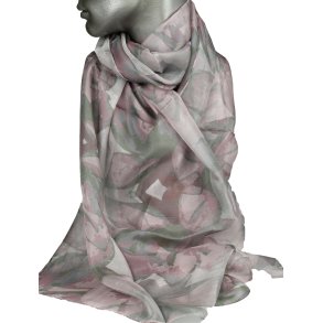 Trklde - Aperitif - Khaki Rose - 100% silke - 22137B