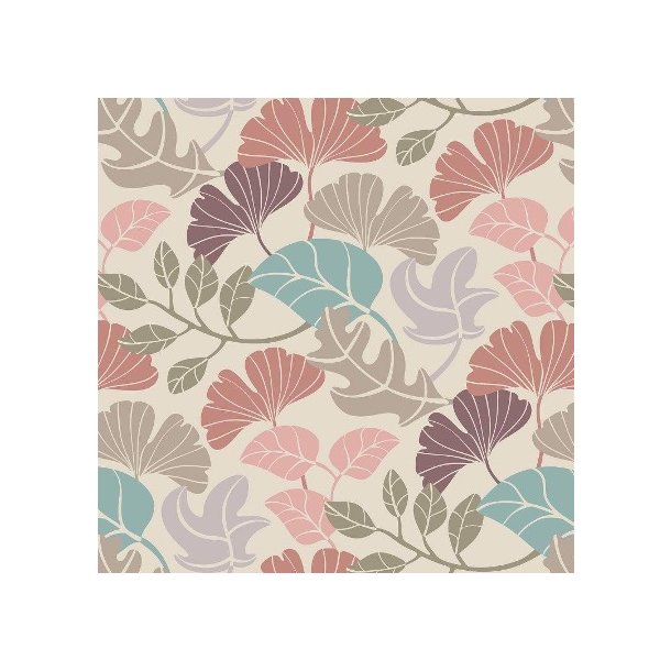 Aperitif Sjaler  Botanic Harmony silketrklde  100 % silke  bldt bladmnste