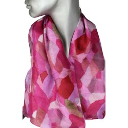 T�rkl�de - Aperitif Sjaler -100% silke - Baby Pink - 22156B