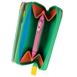 MyWalit Zip Around-pung | stilfuld lderpung med fuld lynls