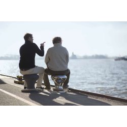 Skammel - Hamburger Hocker - blank - Philippi Design