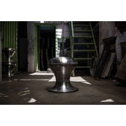 Skammel - Hamburger Hocker - blank - Philippi Design