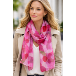 T�rkl�de - Aperitif Sjaler -100% silke - Baby Pink - 22156B