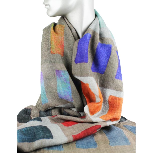 Trklde - uld/silke - Rectangle