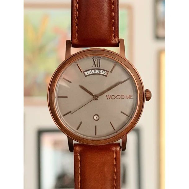 Woodme Globe � Dansk designet tr�ur med to remme