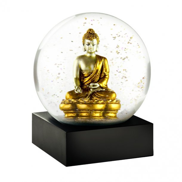 Snekugle fra CoolSnowGlobes - Buddha Gold