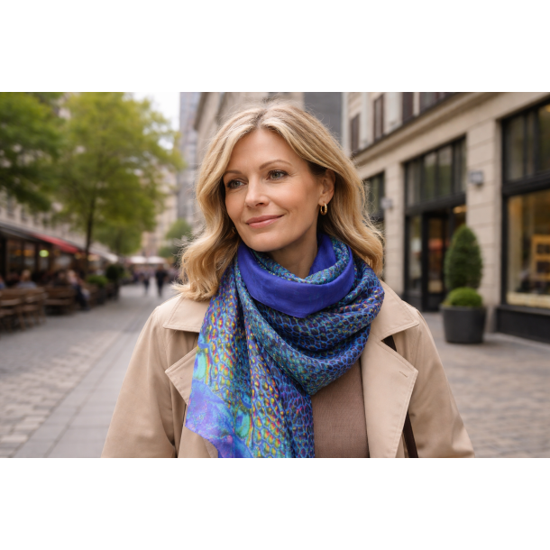 T�rkl�de - Aperitif Sjaler - 100% silke - 22140