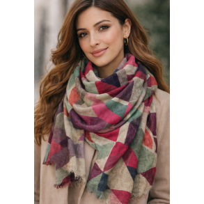 Nordic Geometry � Eksklusivt t�rkl�de i uld og silke fra Aperitif - 44147