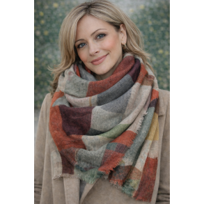 T�rkl�de � Aperitif Sjaler � Uld/Silke  Eksklusiv elegance i 70x180 cm