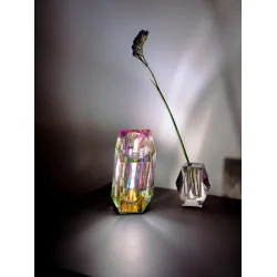 Regnbue bordlampe - Hndskren krystal - Fundamental Berlin