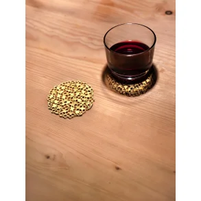 Coasters - Penrose - 2 stk. glasbrikker i messing - Fundamental Berlin