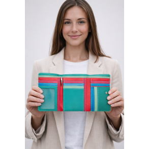 MyWalit Medium Trefoldet pung | alsidig og rummelig trefoldet l�derpung