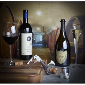 Legnoart proptr�kker, WINE KEYS WF6 4 i 1, champagne