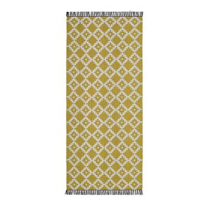 Tppe fra Horredsmattan - Leia - mustard