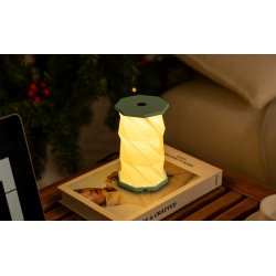 Mini Hexagon Twist Lamp � Elegant LED-design i massivt tr�