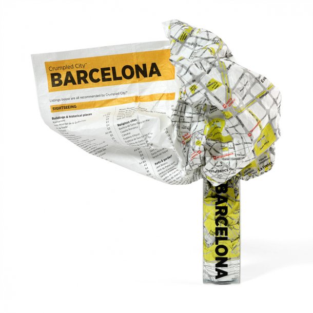 Crumbled City maps - Barcelona