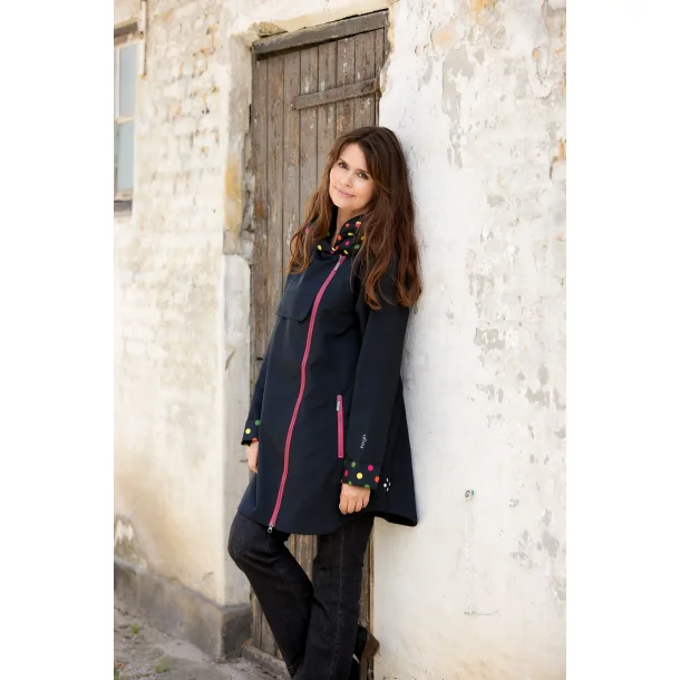 Regn regnfrakke - Harmony - navy