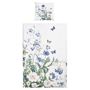 Senges�t - Koustrup & co. - Blue Flower Garden - 100% �kologisk bomuld - Designet af Jim Lyngvild