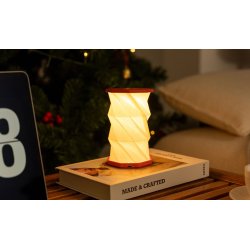 Mini Hexagon Twist Lamp � Elegant LED-design i massivt tr�