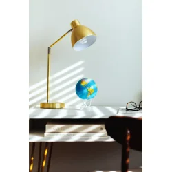 MOVA Globe - Roterende globus drevet af solceller - Jorden - Blue Political map