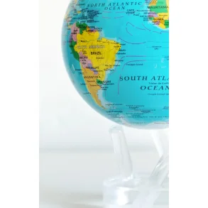 MOVA Globe - Roterende globus drevet af solceller - Jorden - Blue Political map