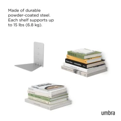 Usynlig boghylde - St med 3 stk