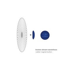 Broche med magnet - Solar - stor