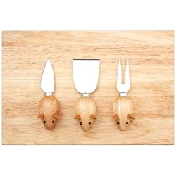 🐭 Kikkerland Cheese Knives  Mice (s�t med 3)