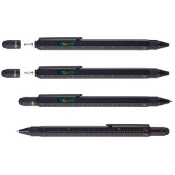 Kuglepen - Construction med vaterpas, skruetrkkere og stylus