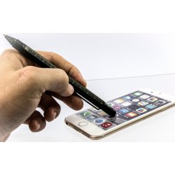 Kuglepen - Construction med vaterpas, skruetrkkere og stylus