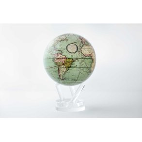 MOVA Globe - Roterende globus drevet af solceller - Jorden - Antique Terrestrial Green