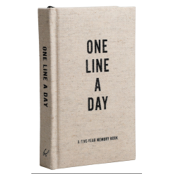 Dagbog - One line a day - Skriv en linje hver dag i fem r - LRRED