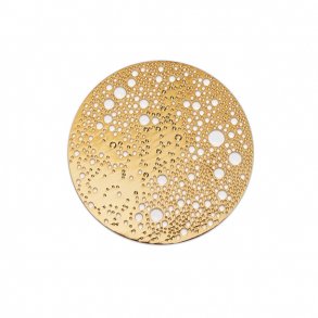 Broche med magnetlukning - Lunar - lille, guld
