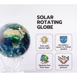 MOVA Globe - Roterende globus drevet af solceller - Jorden