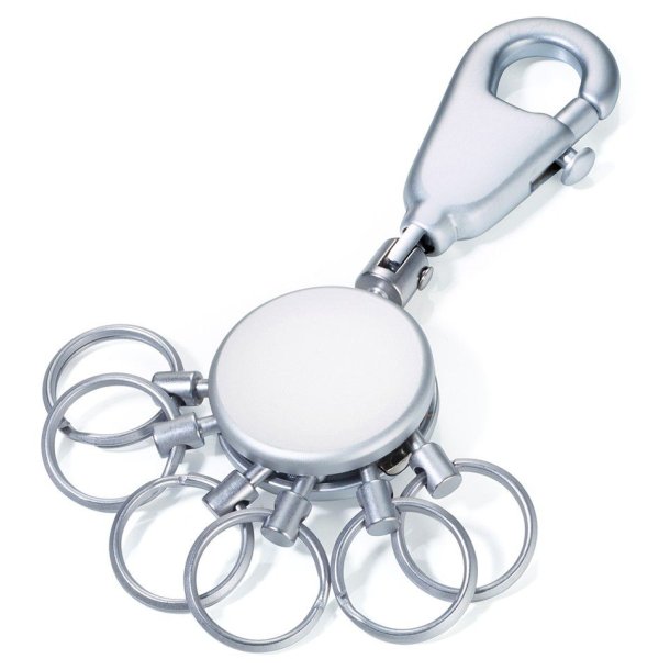 Nglering - Patent med aftagelige ringe - Mat chrom