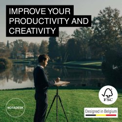  NotaDesk Elsewhere - m/justerbart stativ