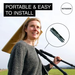  NotaDesk Elsewhere - m/justerbart stativ