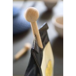 Poseklemmer - Bgetr - Natur - 6 stk