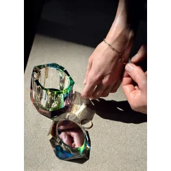 Regnbue box - Skrin i hndskren krystal - Fundamental Berlin